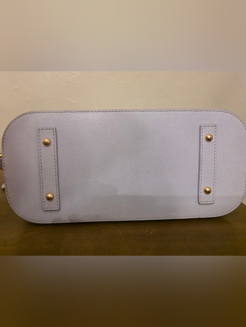Dooney & Bourke Light Blue Saffiano Dome Satchel - Picture 7 of 13